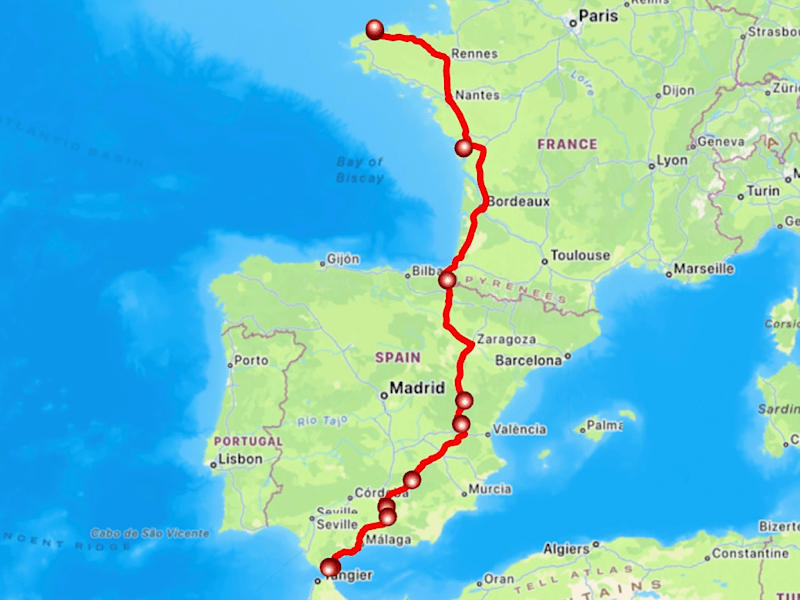 The route home – Roscoff,&nbsp;France